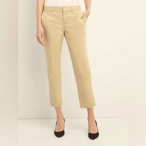Gap Factory Slim City Crop Pants in cobblestone (khaki)